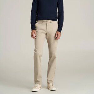 American Tall J1 Straight 34 x 38 Men's Chino Khaki Pants in Light Tan